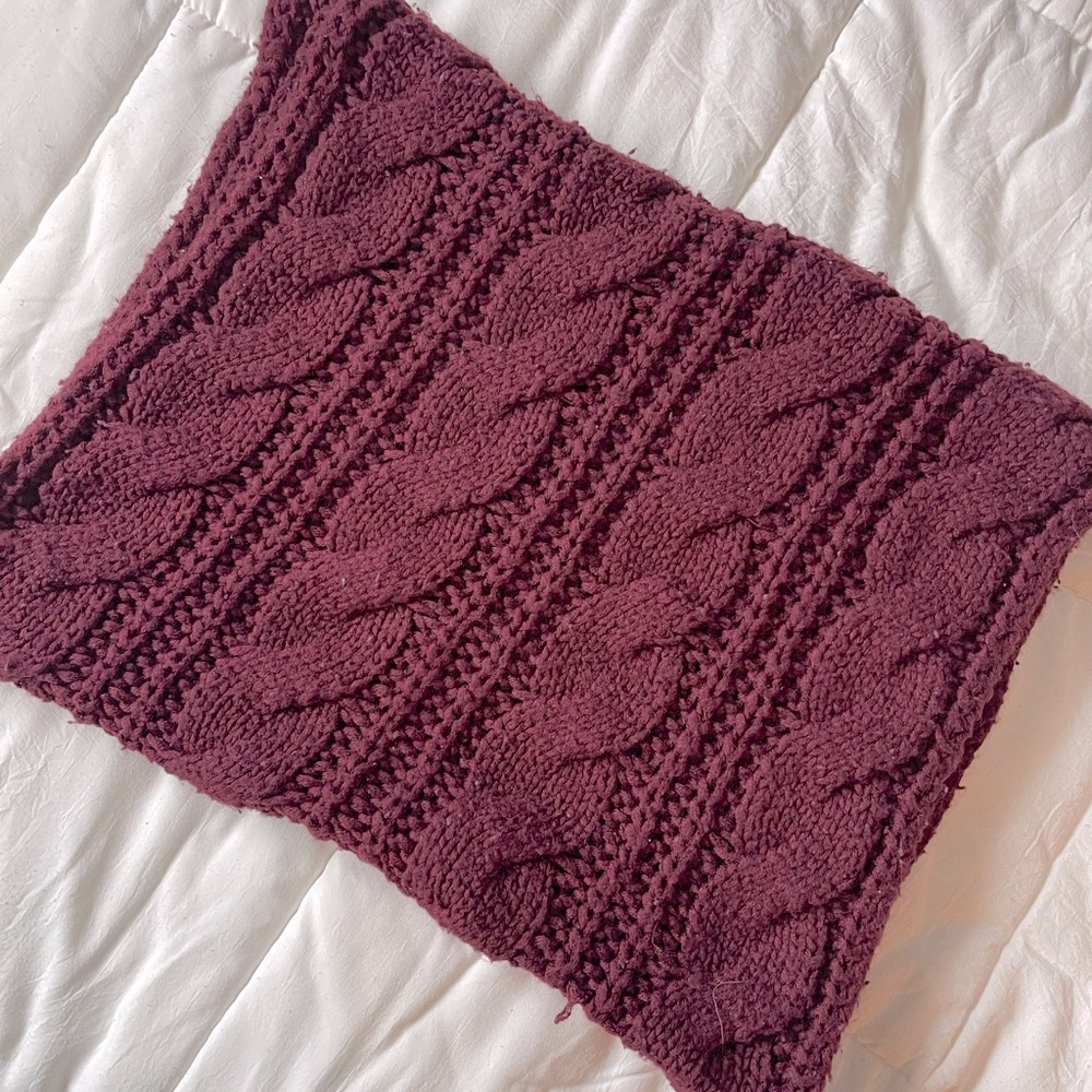 Red Infinity Scarf - Picture 4 of 5